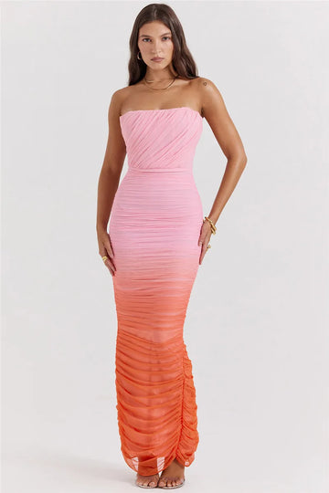 Kayla Ombre Long Dress