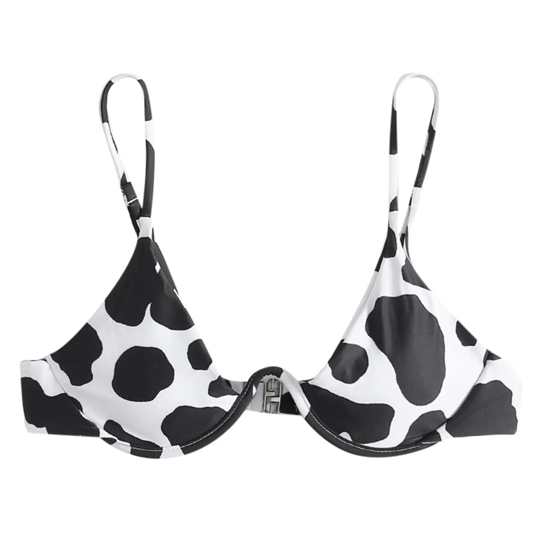 Cow Print Swimsuit Top