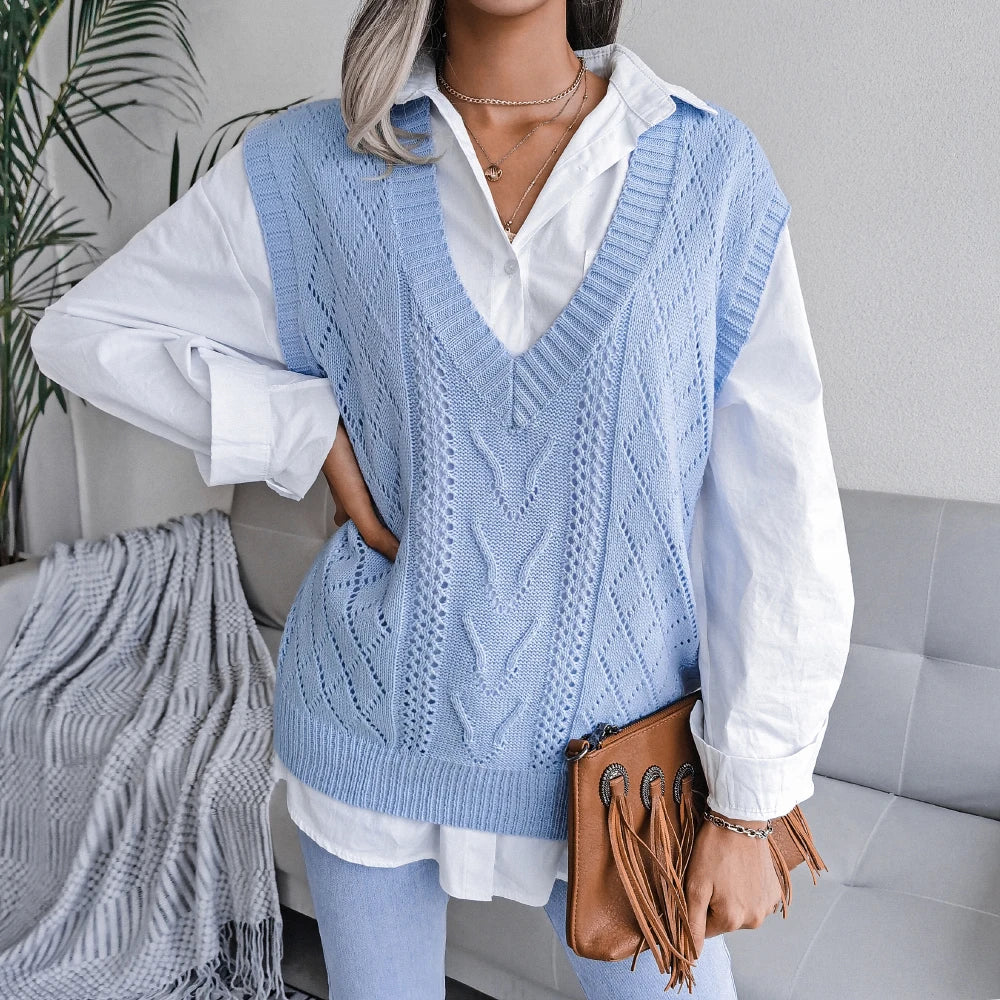 Stella Knitted Vest Sweater